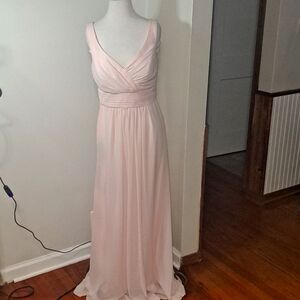 NWT petal pink Levkoff chiffon formal dress (sample dress)🏖